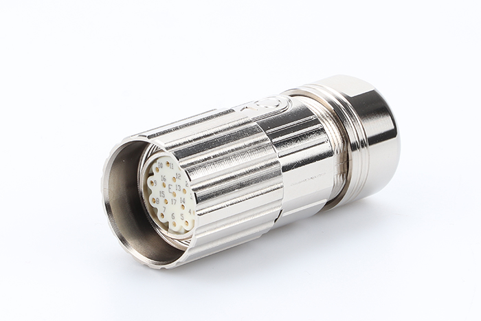 M23組裝直式金屬母航空插頭