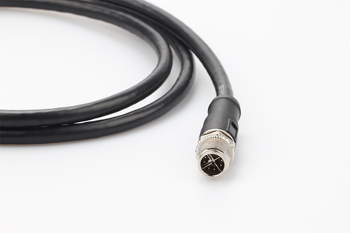 M12注塑型直式公航空插頭 X 編碼