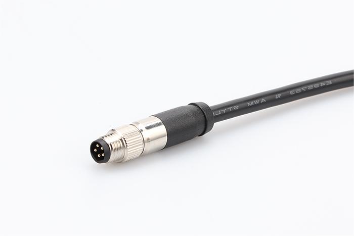 M8注塑型直式阻尼公航空插頭