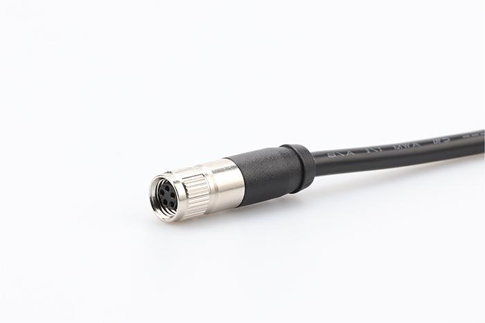 M8注塑型直式阻尼母航空插頭